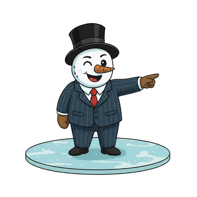 Левый снеговик