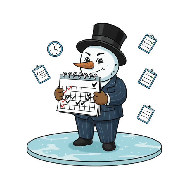 Правый снеговик